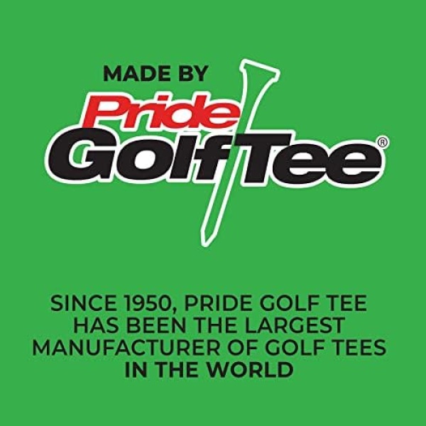 Pride Golf Tee - 2-3/4 inch Deluxe Tee - 100 Count Bag - Image 10