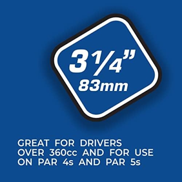 Pride Golf Tee 3-1/4-Inch Deluxe Tee 400-Count, White - Image 6