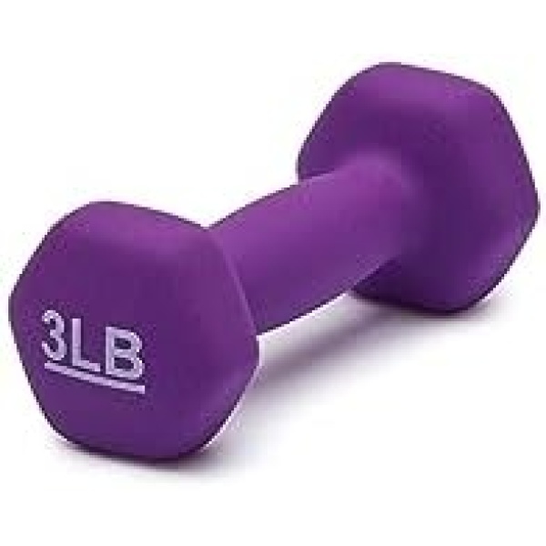 Neoprene Coated Dumbbell Hand Weight Set - Image 2