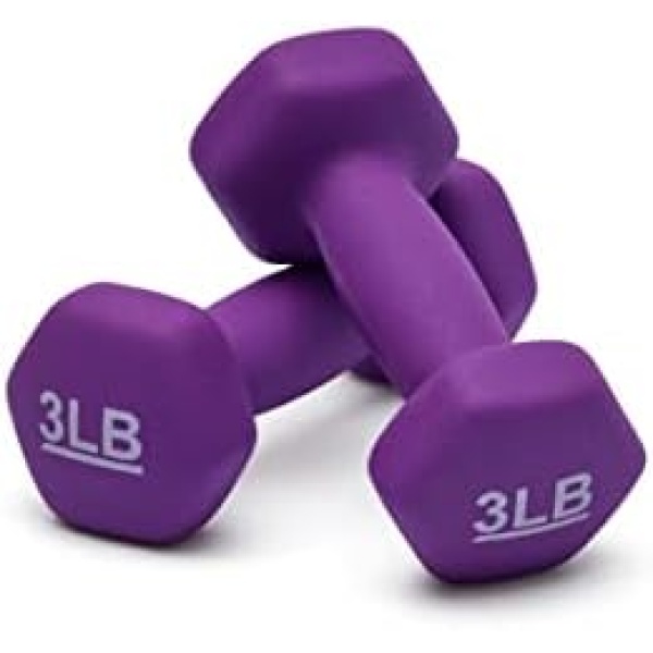 Neoprene Coated Dumbbell Hand Weight Set - Image 3