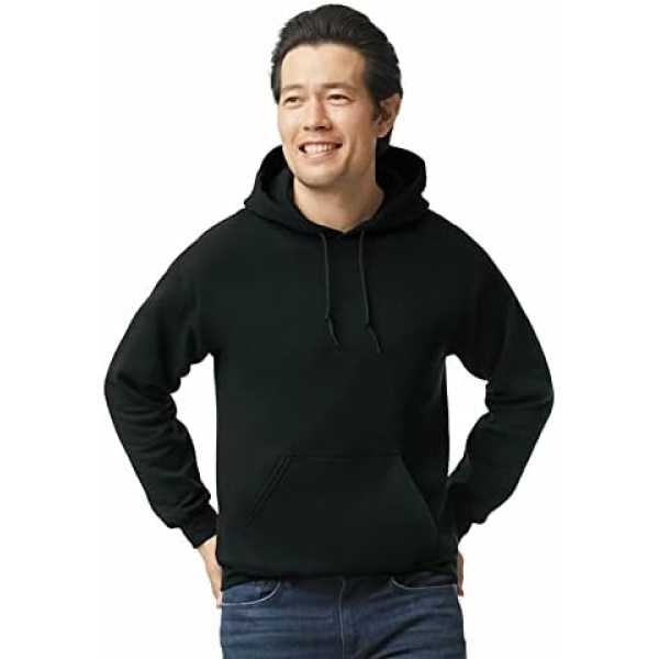 Gildan mens Men's Fleece Hooded Sweatshirt