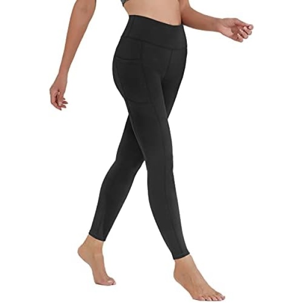 Polygon Yoga Pants for Women, High Waisted Leggings with Pockets, Tummy Control - Image 3