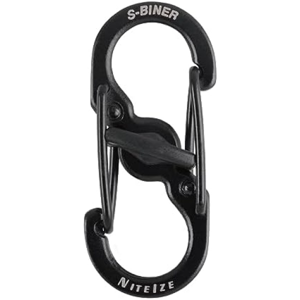 Nite Ize LSBM-01-2R3 S-Biner Micro Lock, Black, 2-Pack - Image 2