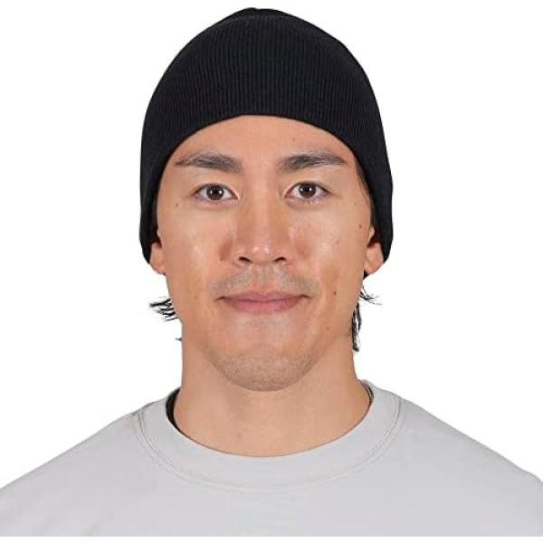 Pioneer V4010570-O/S Work Beanie, Acrylic Knit Black, Fit All - Image 2