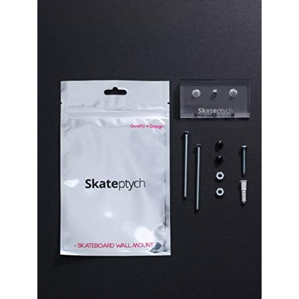 Skateptych Hanger Skateboard Wall Mount Deck Display Floating Skate Deck Holder Rack - Image 2