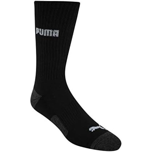 PUMA mens 6 Pack Crew Socks - Image 2