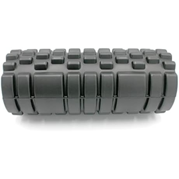 Kunova (TM) 13 Inch Deep Tissue Grid Yoga Fitness Massage Foam Roller (Black) - Image 4