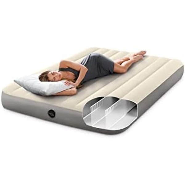 INTEX 64103E Dura-Beam Standard Single-High Air Mattress: Fiber-Tech - Image 2