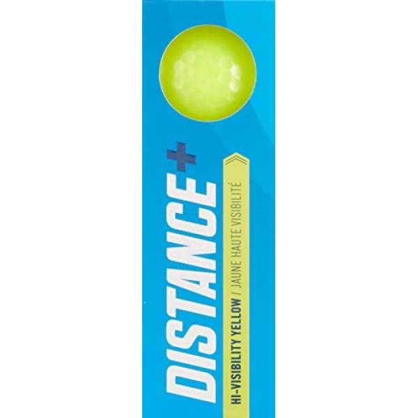 2021 TaylorMade Yellow Distance+ Golf Balls - Image 3