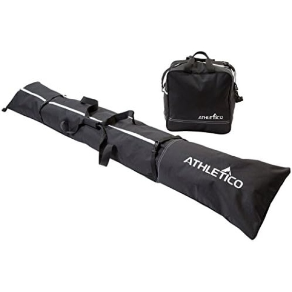 Athletico Two-Piece Ski and Boot Bag Combo | Store & Transport Skis Up to 200 cm - Image 9