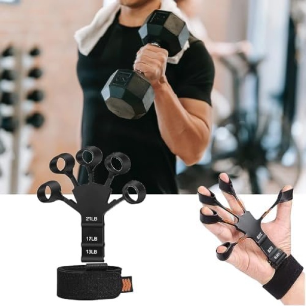 Finger Strengthener, 2024 NEW Grip Strength Trainer 2 PCS, Finger Exerciser - Image 6