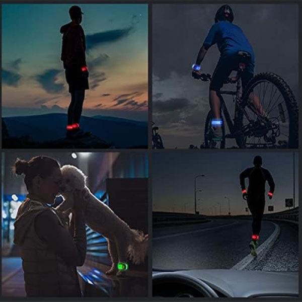 Running Lights for Runners(2 Pack), LED Armbands for Running, USB Rechargeable - Image 7