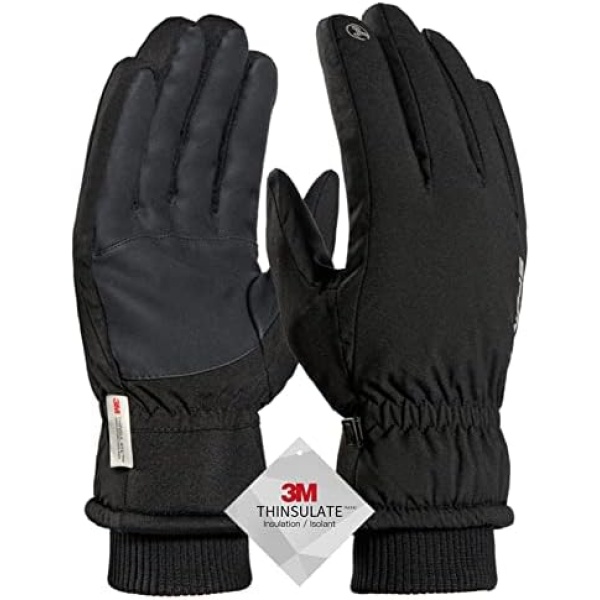 TRENDOUX Winter Gloves Men Women - 3M Thinsulate Water Resistant Ski Glove