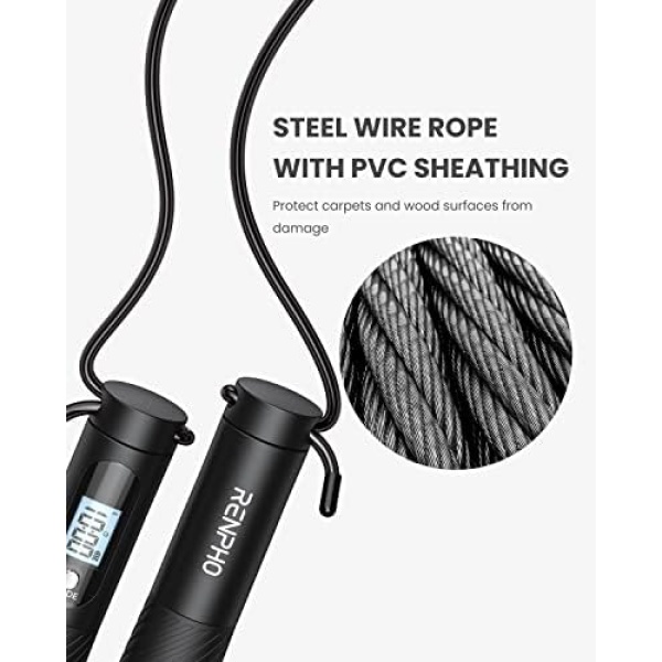 RENPHO Smart Jump Rope, Cordless Jump Rope, High-Speed Jump Rope - Image 7