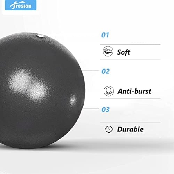 Fresion Mini Pilates Ball Exercise Ball for Yoga - 25cm Mini Yoga Ball - Image 2