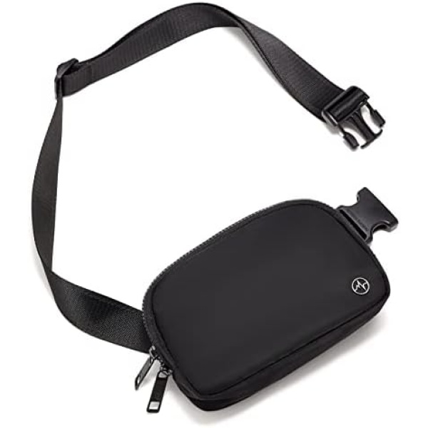 Pander Double Zipper Fanny Pack Nylon Everywhere Belt Bag, Fashion Waist Packs - Image 2