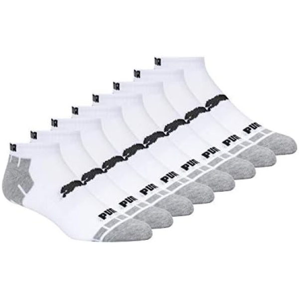 PUMA mens 6 Pack Low Cut Socks