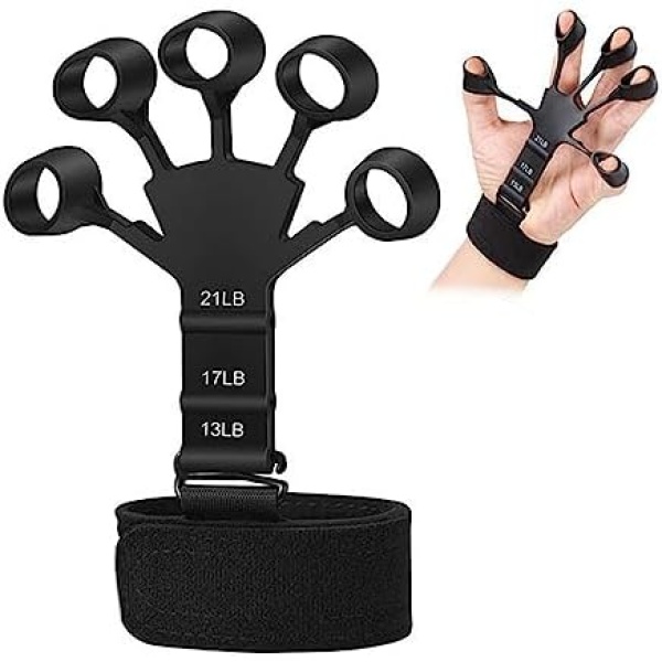 Finger Strengthener, 2024 NEW Grip Strength Trainer 2 PCS, Finger Exerciser