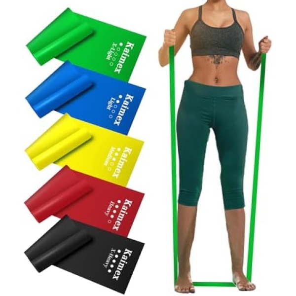 Kaimex Resistance Bands Exercise Bands Workout Bands Elastic Bands Stretch Bands