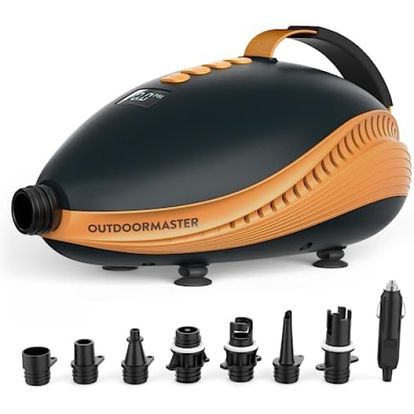 OutdoorMaster 20PSI High Pressure SUP Air Pump The Dolphin - Quick Air Inflator