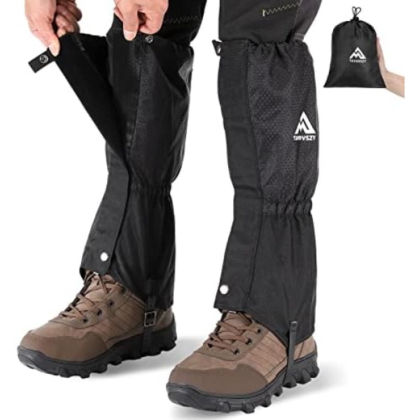 TAYOVSZY Gaiters for Hiking – Waterproof and Breathable Leg Gaiters