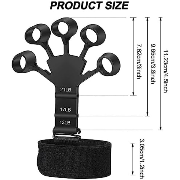 Finger Strengthener, 2024 NEW Grip Strength Trainer 2 PCS, Finger Exerciser - Image 4