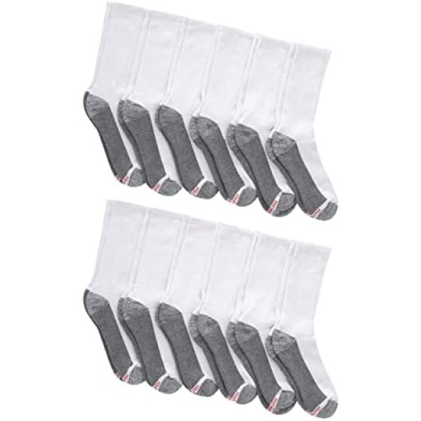 Hanes Mens Comfortblend Max Cushion Crew Socks, 12-pack - Image 2