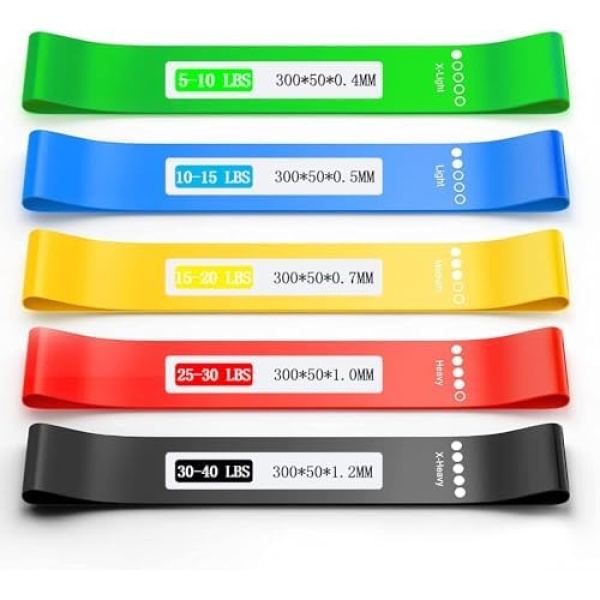 LIDENKORS Exercise Bands, Resistance Bands for Exercise, Fitness Bands - Image 3