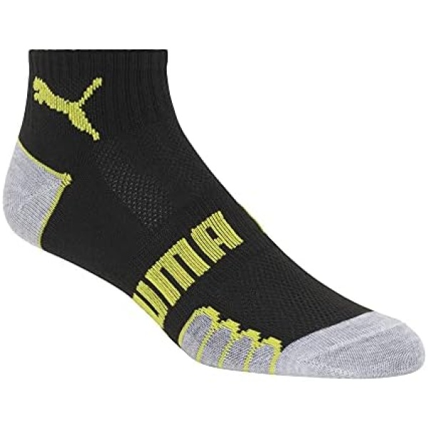 PUMA womens 6 Pack Quarter Crew Socks - Image 3