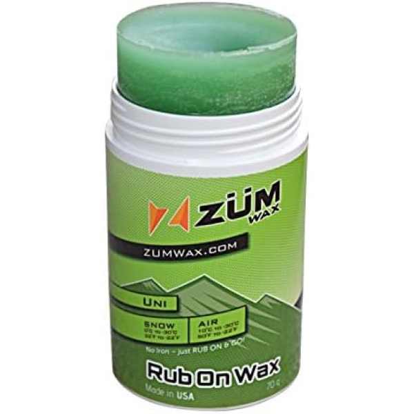 ZUMWax RUB ON Wax Ski/Snowboard - All Temperature Universal - 70 Gram - Image 2