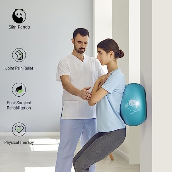 Slim Panda Pilates Ball 2 Pcs, 9 Inch Small Exercise Ball, Therapy Ball - Image 5