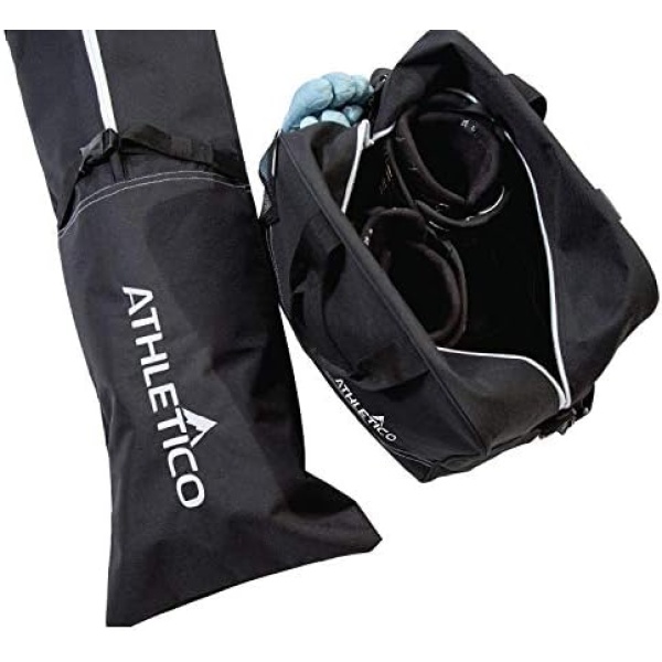 Athletico Two-Piece Ski and Boot Bag Combo | Store & Transport Skis Up to 200 cm - Image 4