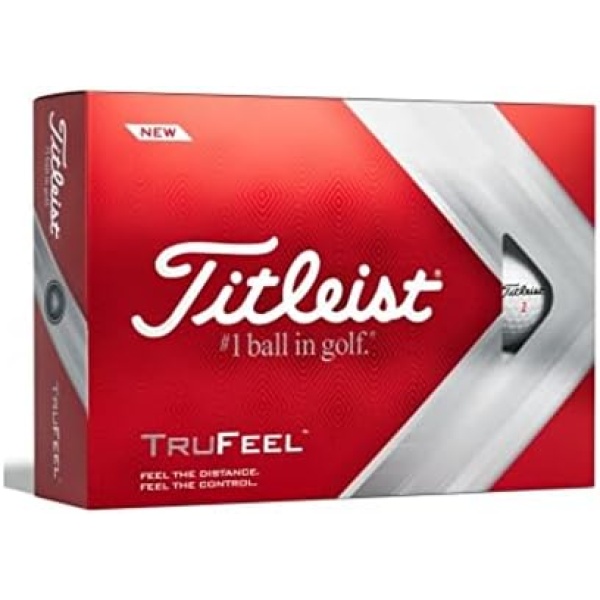 Titleist TruFeel Golf Balls, White (One Dozen)