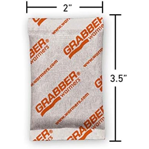 Grabber Hand Warmers - Long Lasting Safe Natural Odorless Air Activated Warmers - Image 6