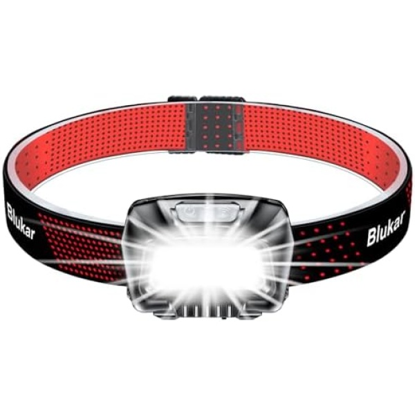 Blukar Headlamp Rechargeable, 2000L Super Bright LED Head Lamp Headlight