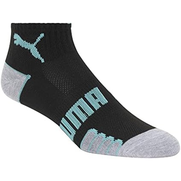 PUMA womens 6 Pack Quarter Crew Socks - Image 4