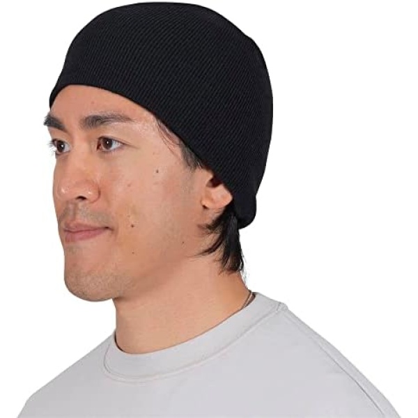 Pioneer V4010570-O/S Work Beanie, Acrylic Knit Black, Fit All - Image 3