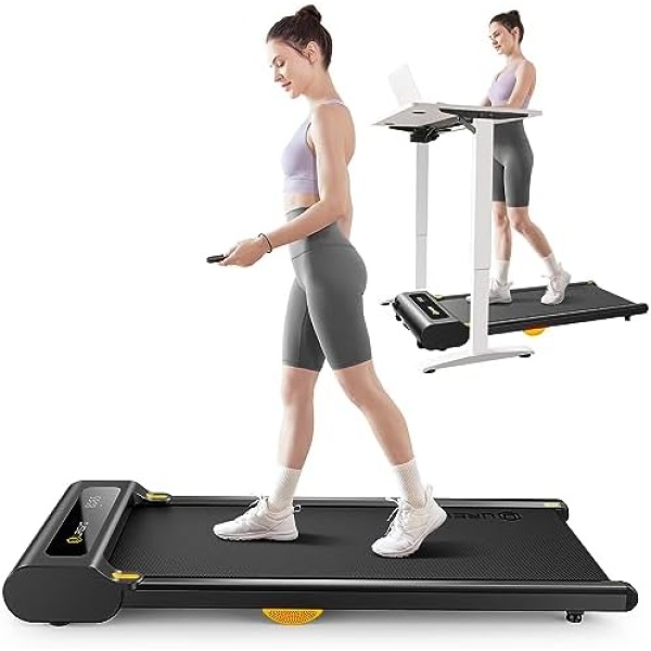 UREVO Under Desk Treadmill, Portable Walking Pad for Home/Office, Space Saving