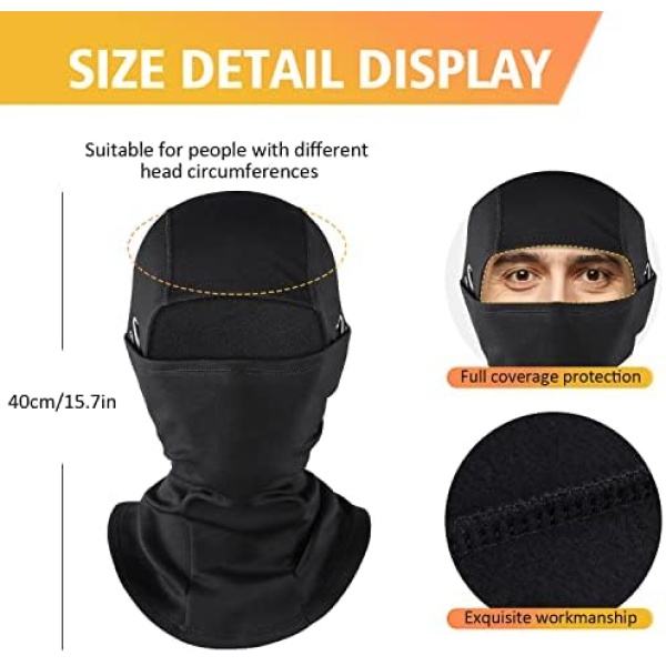 KGC Winter Balaclava for Men Women, Windproof Ski Mask Thermal Cold Weather - Image 5