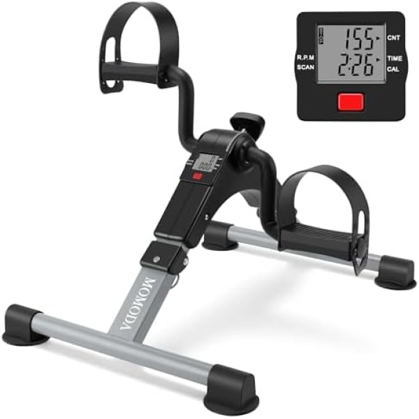 Pedal Exerciser Mini Exercise Bike Low Resistance Leg and Arm Recovery Bike