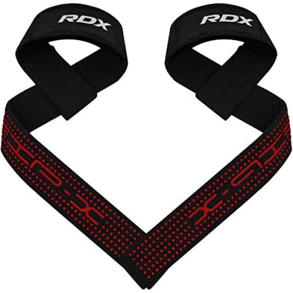 RDX Weight Lifting Straps,Powerlifting Deadlifting, Anti Slip 60CM Hand Bar - Image 7