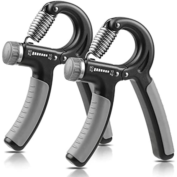 NIYIKOW 2 Pack Hand Grip Strengthener, Grip Strength Trainer, Adjustable