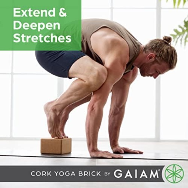 Gaiam Cork Yoga Brick - Image 7