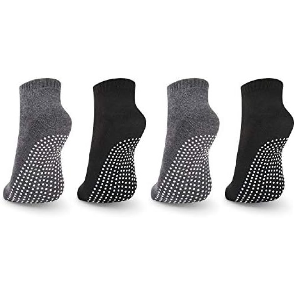 Anti Slip Non Skid Socks Unisex Grip Socks for Yoga Pilates Hospital Men Women