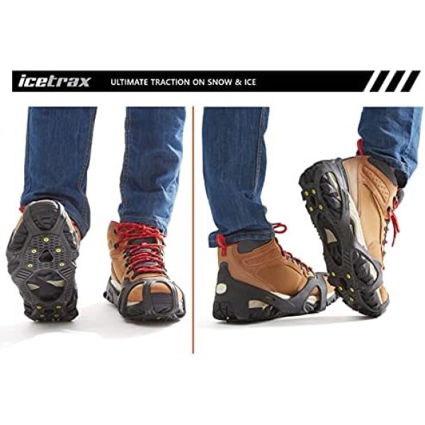 ICETRAX V3 Tungsten Winter Ice Grips for Shoes and Boots - Ice Cleats for Snow - Image 4