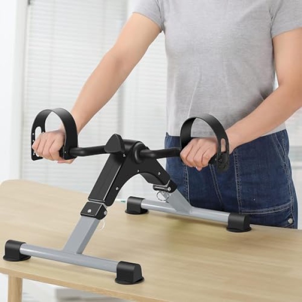 Pedal Exerciser Mini Exercise Bike Low Resistance Leg and Arm Recovery Bike - Image 8