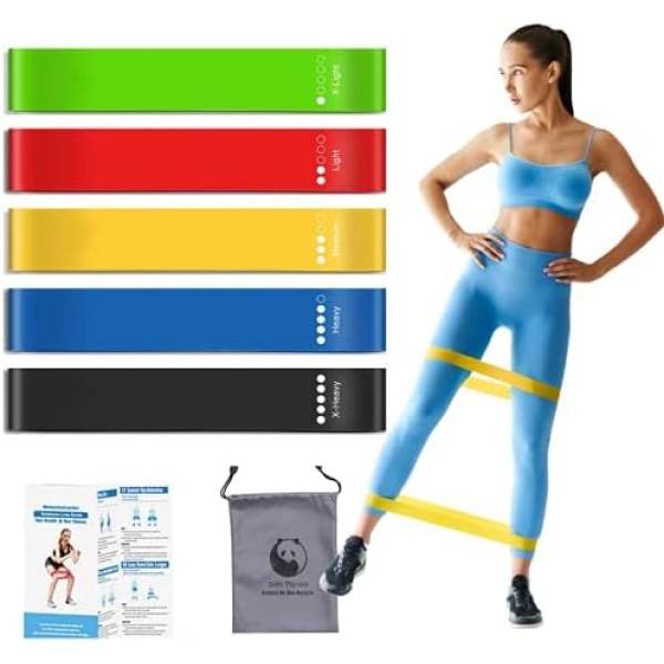 Slim Panda Resistance Bands, Elastic Exercise Loop Bands for Home Fitness