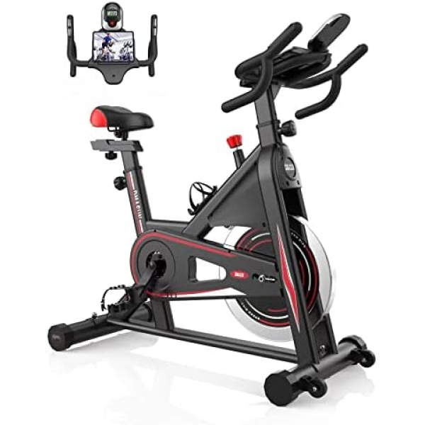 Exercise Bike, DMASUN Magnetic Resistance Pro Indoor Cycling Bike 330/350Lbs