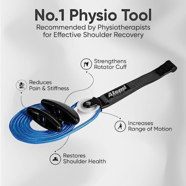 Shoulder Pulley Over the Door Physical Therapy System | Rotator Cuff Exerciser - Image 6