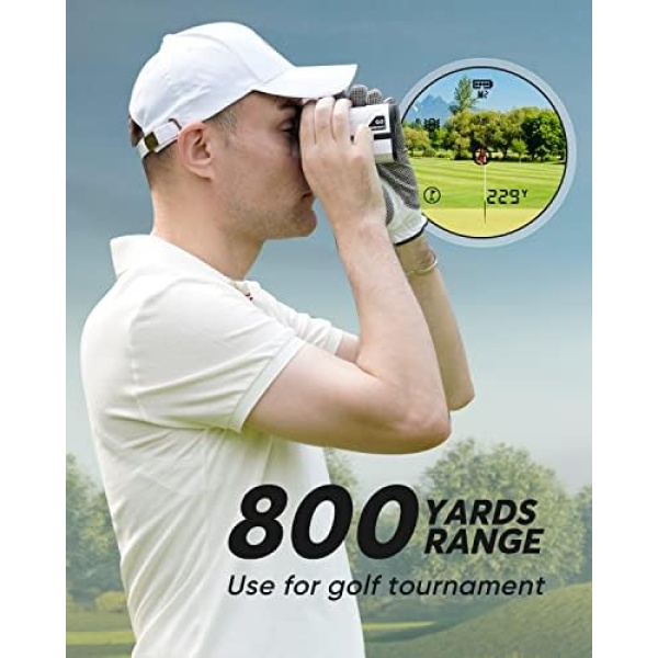 Wosports Golf Rangefinder, 800 Yards Laser Distance Finder - Image 3